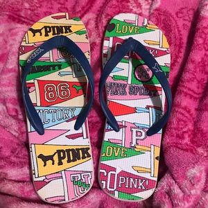 Pink Victoria Secret Flip Flops